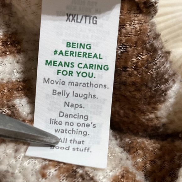 Aerie Multicolor Patterned Sherpa Hoodie - Picture 11 of 13